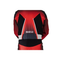 Kombinezon kartingowy Sparco Prime K 8877-2022 czarno-czerwony (FIA)