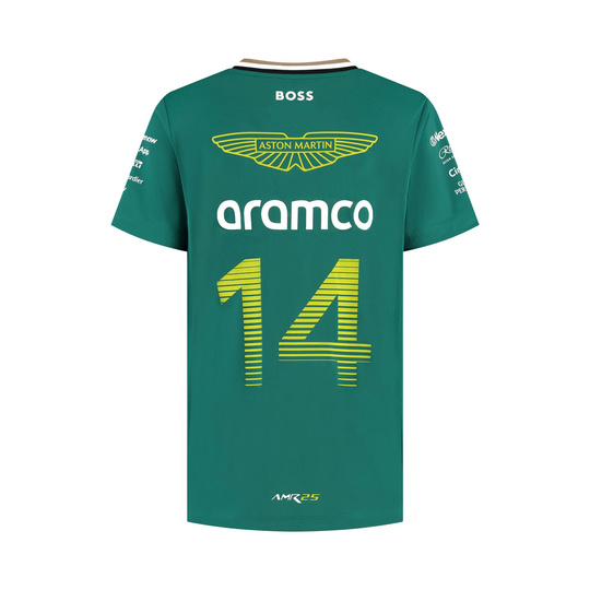 Koszulka t-shirt dziecięca Alonso Team Aston Martin F1 2025