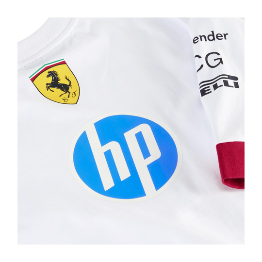 Koszulka T-shirt męska Drivers Oversized Team biała Scuderia Ferrari F1 2025