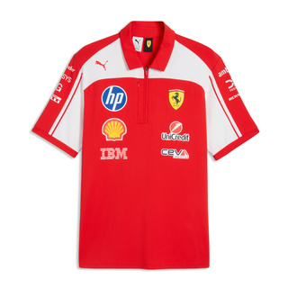 Koszulka polo Authentic Team Scuderia Ferrari F1 2026 Koszulka polo Authentic Team Scuderia Ferrari F1 2026