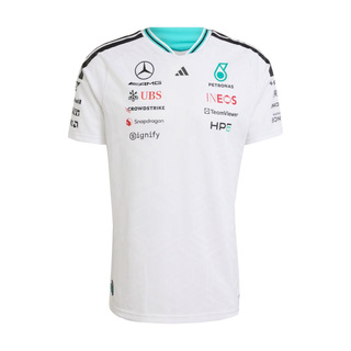 Koszulka t-shirt Authentic Team Mercedes AMG F1 2026 biała Koszulka t-shirt Authentic Team Mercedes AMG F1 2026 biała