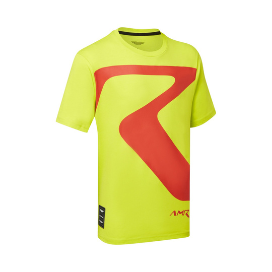Koszulka t-shirt AMR Graphic Aston Martin Racing 2026 limonkowa