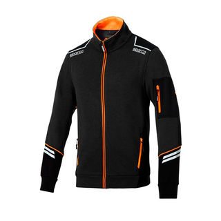 Bluza rozpinana Tech Sparco czarna/pomarańczowa Bluza rozpinana Tech Sparco czarna/pomarańczowa