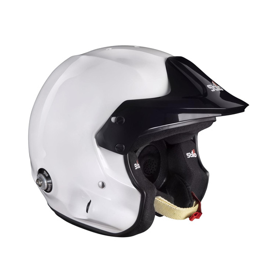 Kask Stilo Venti Trophy Jet Hans biały (FIA)