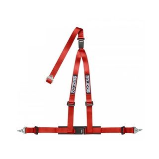 Pasy bezpieczeństwa Sparco 3 - punktowe CLUB H-3M DUAL czerwone (ECE)