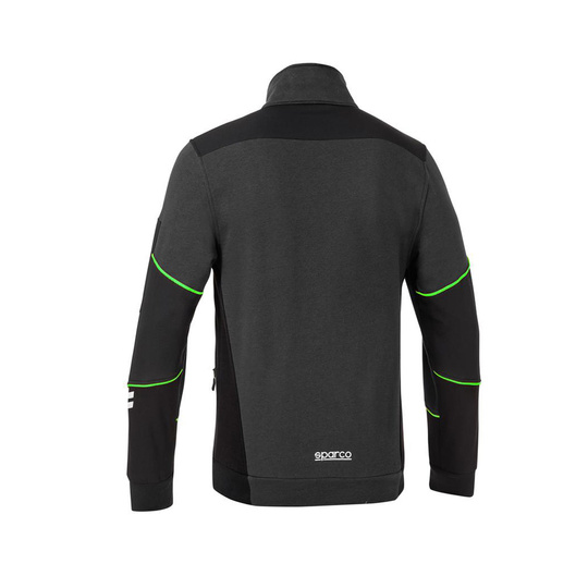 Bluza męska Sparco TECH szaro-zielona