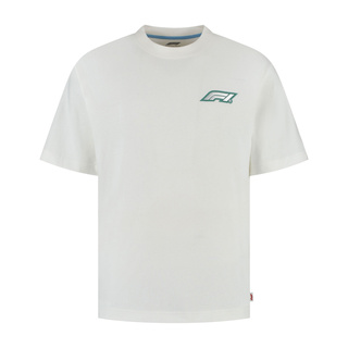 Koszulka T-shirt męska Legacy Graphic biała Formula 1 2025