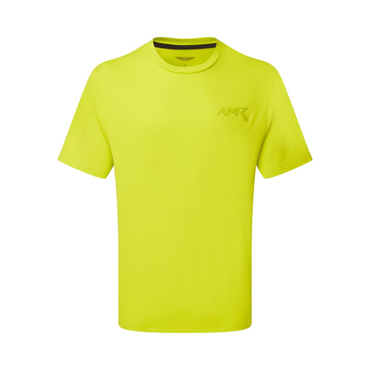 Koszulka t-shirt AMR Logo Aston Martin Racing 2026 limonkowa