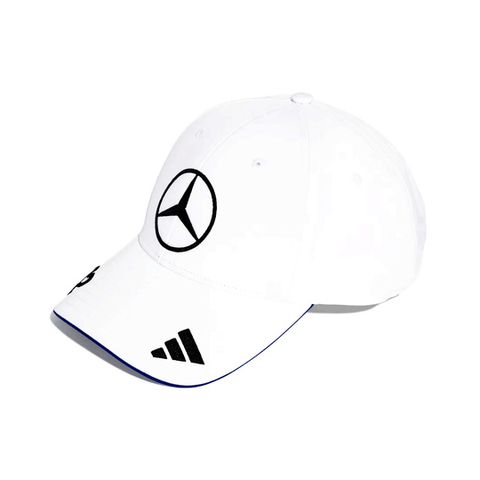Czapka męska baseballowa biała Kimi Antonelli Mercedes AMG F1 2025