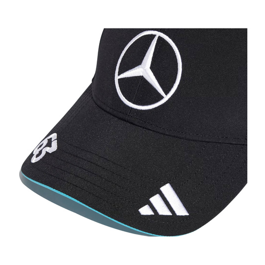 Czapka męska baseballowa czarna George Russell Mercedes AMG F1 2025