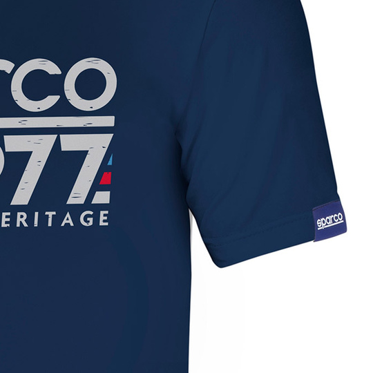 Koszulka t-shirt 1977 Sparco granatowa
