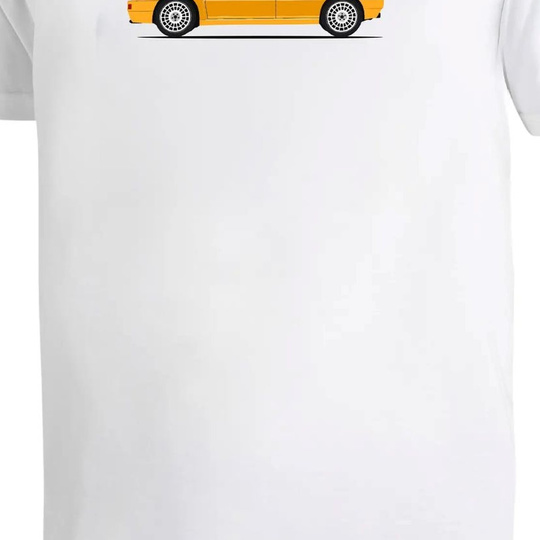 Koszulka t-shirt Lancia HF Delta Integrale Sparco biała/żółta