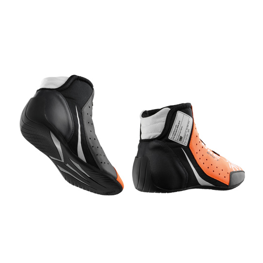 Buty wyścigowe OMP ONE EVO X R pomarańczowo- czarne (FIA)