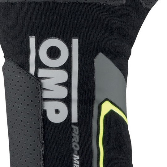 Rękawice OMP PRO Mech MY21 czarne (FIA)