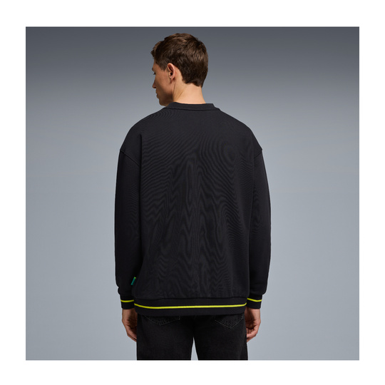 Bluza męska czarna oversized Stealth Aston Martin F1 2026