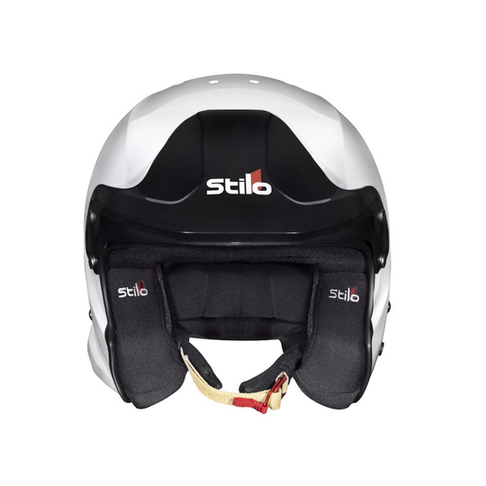 Kask Stilo Venti Trophy Jet Hans biały (FIA)