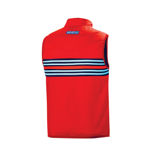 Bezrękawnik Stripe Martini Racing Sparco czerwony