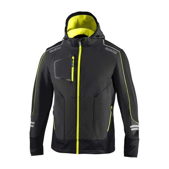 Kurtka Softshell Tech Sparco szara