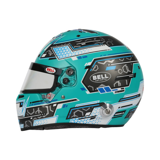 Kask Bell RS7 PRO STAMINA niebieski (FIA)