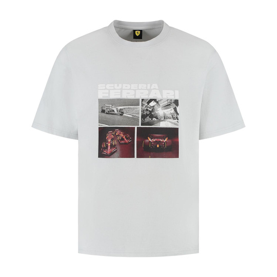Koszulka t-shirt Driver Scuderia Ferrari F1 szara
