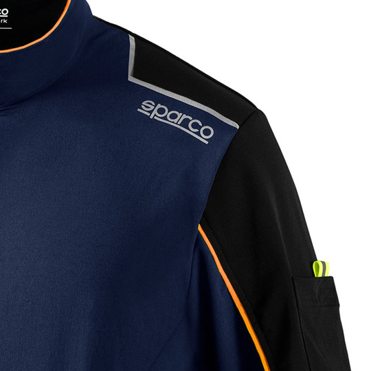 Kurtka Tech Sparco granatowa/pomarańczowa