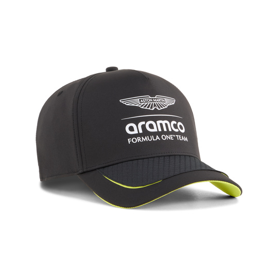 Czapka baseballowa męska czarna Logo Aston Martin F1 2026