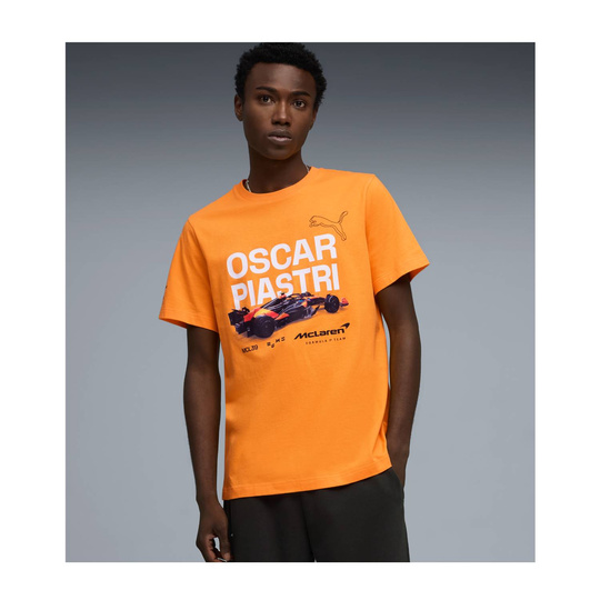 Koszulka t-shirt Oscar Piastri McLaren F1 2026 pomarańczowa