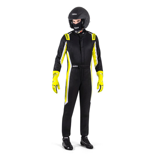 Kombinezon Sparco Sprint Pro MY25 czarny/żółty (FIA)