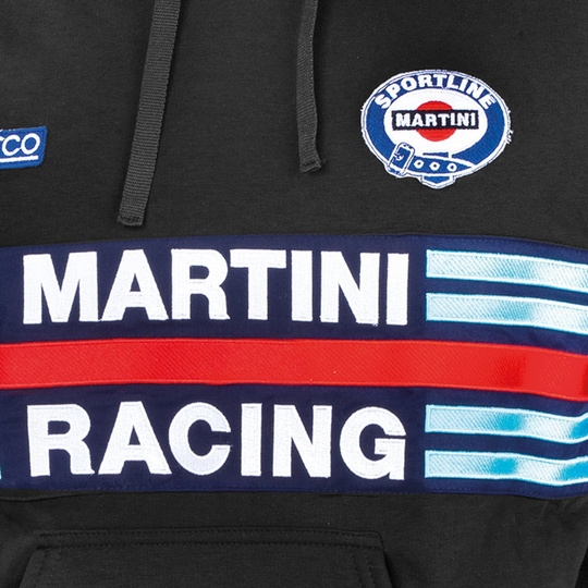 Bluza z kapturem Martini Racing Sparco czarna