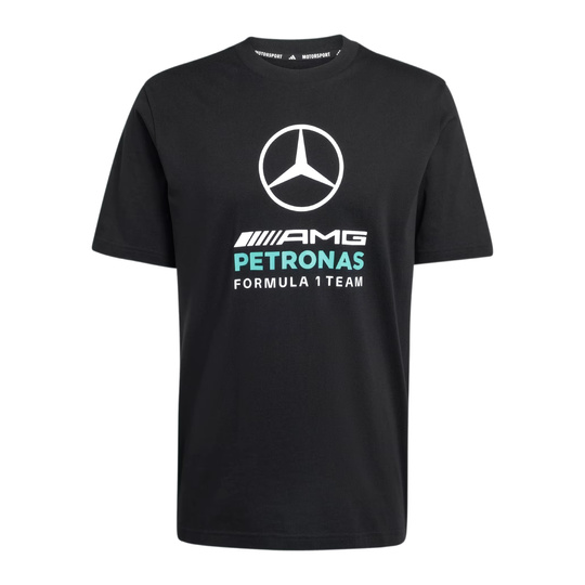 Koszulka t-shirt Large Logo Mercedes AMG F1 2026 czarna