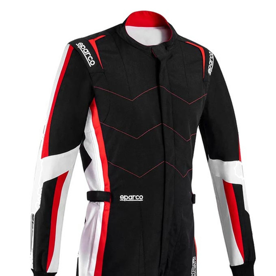 Kombinezon Sparco Kerb czarny/czerwony (FIA)