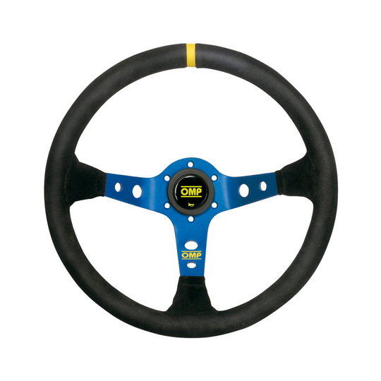 Kierownica OMP Corsica Blue zamsz