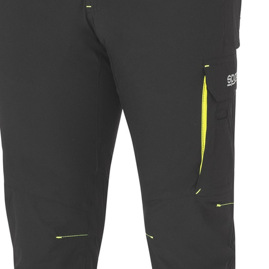 Spodnie Light Tech Sparco szare/żółte