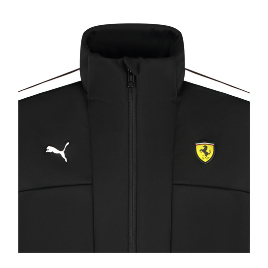 Kurtka męska softshell Logo czarna Ferrari F1 2025