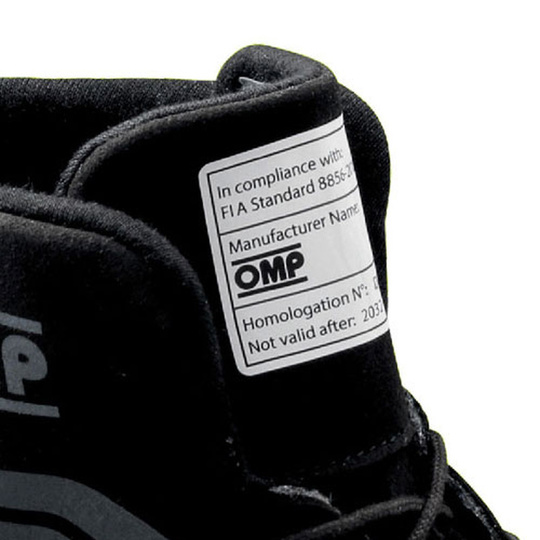 Buty OMP Sport MY22 czarne/żółte (FIA)