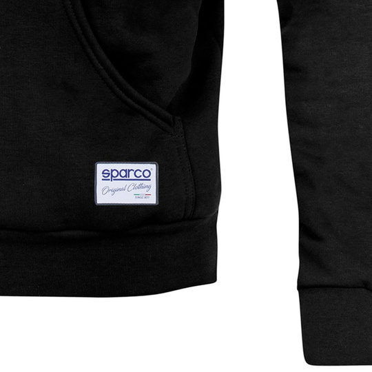 Bluza z kapturem 1977 Sparco czarna