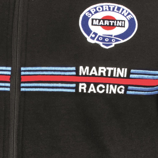 Bluza rozpinana Martini Racing Sparco czarna