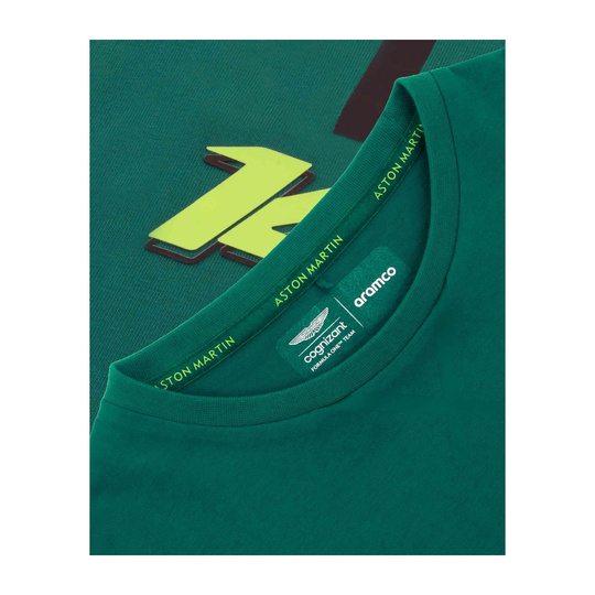 Koszulka t-shirt dziecięca Fernando Alonso Kimoa Aston Martin F1 zielona
