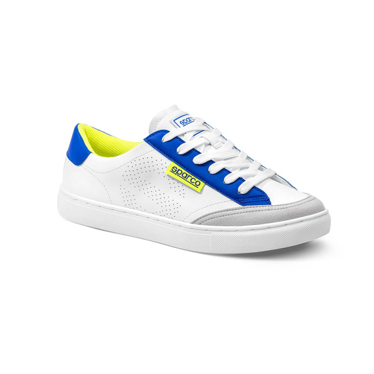 Buty Sparco S-Time białe/niebieskie/żółte