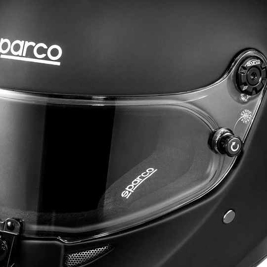 Kask Sparco Stealth KF czarny (FIA)