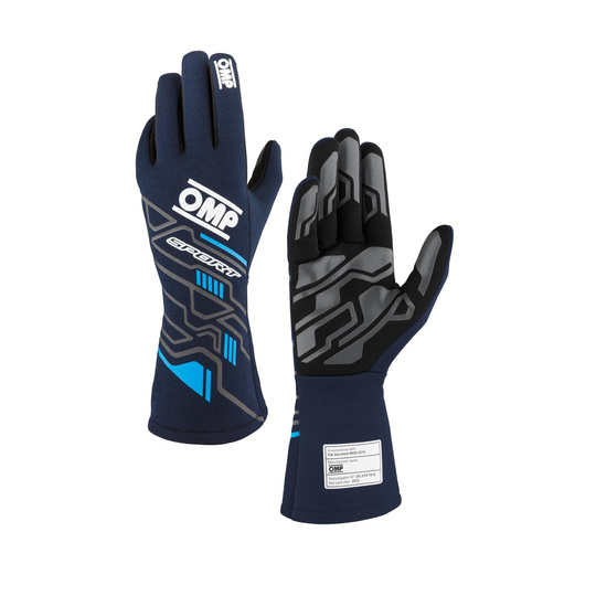 Rękawice OMP Sport MY25 granatowe (FIA)