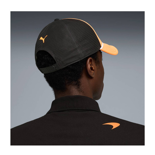 Czapka baseballowa męska Trucker pomarańczowa McLaren F1 2026