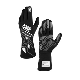 Rękawice OMP Sport MY25 czarne (FIA) Rękawice OMP Sport MY25 czarne (FIA)