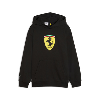 Bluza z kapturem dziecięca Logo Scuderia Ferrari F1 2026 czarna Bluza z kapturem dziecięca Logo Scuderia Ferrari F1 2026 czarna