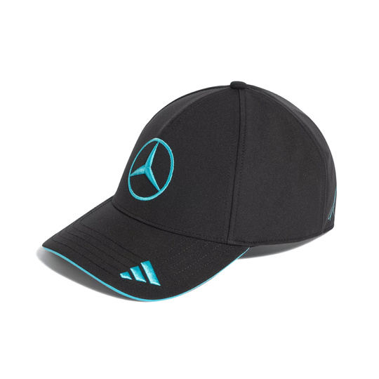 Czapka męska baseballowa czarna George Russell Mercedes AMG F1 2026
