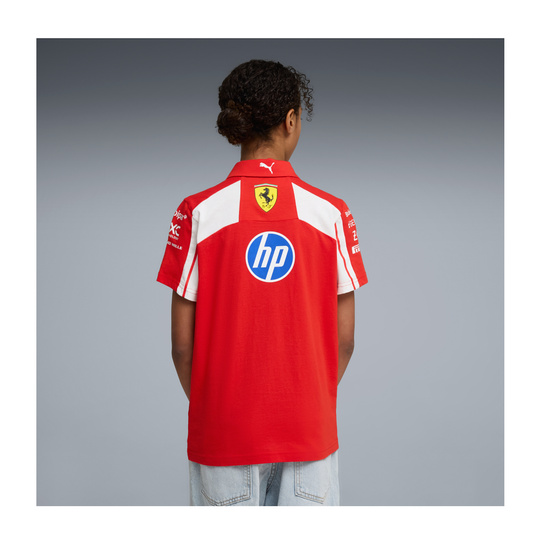 Koszulka polo dziecięca Team Ferrari F1 2026