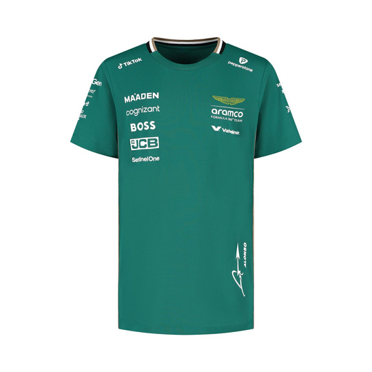 Koszulka t-shirt dziecięca Alonso Team Aston Martin F1 2025