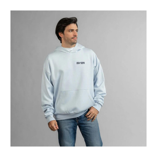 Bluza z kapturem Oversized Williams F1 niebieska