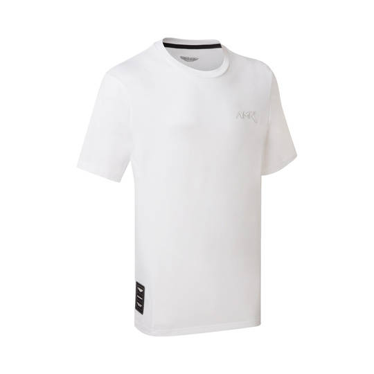 Koszulka t-shirt AMR Logo Aston Martin Racing 2026 biała