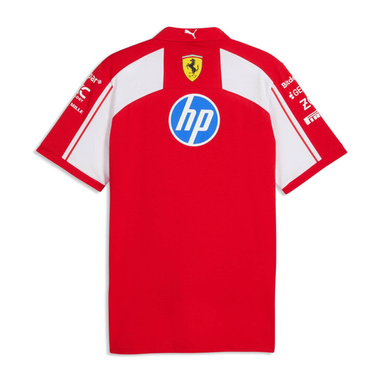 Koszulka polo męska Team Scuderia Ferrari F1 2026